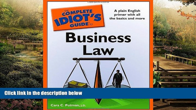 READ FULL  The Complete Idiot s Guide to Business Law  READ Ebook Full Ebook