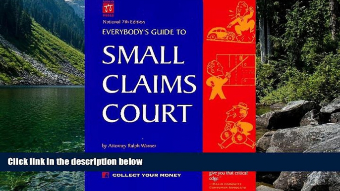 Deals in Books  Everybody s Guide to Small Claims Court (Everybody s Guide to Small Claims Court.