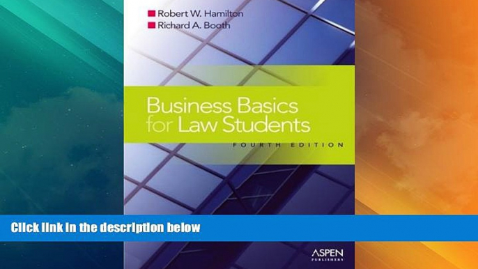 Big Deals  Business Basics for Law Students: Essential Concepts and Applications (Essentials)