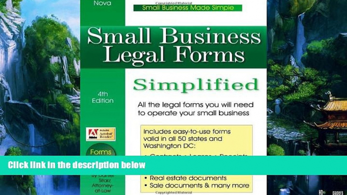 Books to Read  Small Business Legal Forms Simplified (Small Business Legal Forms Simplified