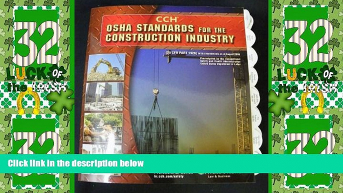 Big Deals  OSHA Standards for the Construction Industry as of 08/09  Best Seller Books Most Wanted