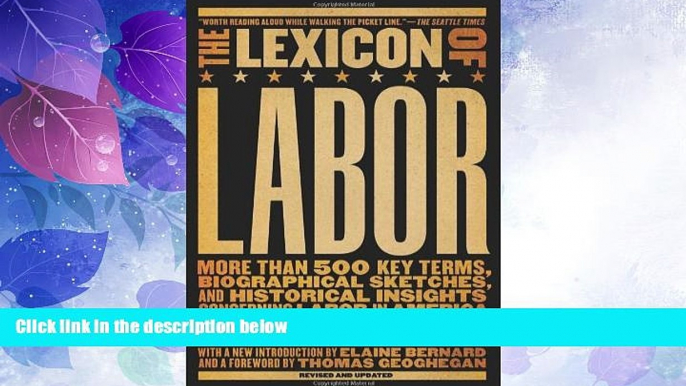 Big Deals  The Lexicon of Labor: More Than 500 Key Terms, Biographical Sketches, and Historical