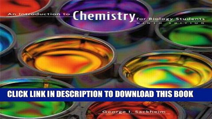 [PDF] An Introduction to Chemistry for Biology Students Popular Online