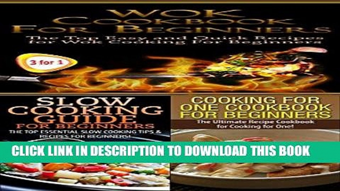 Ebook Cooking Books Box Set #17: Cooking for One  Cookbook for Beginners   Slow Cooking Guide for