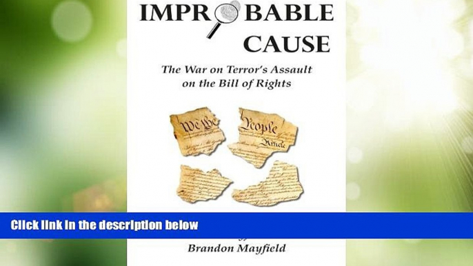 Big Deals  Improbable Cause: The War on Terror s Assault on the Bill of Rights  Best Seller Books