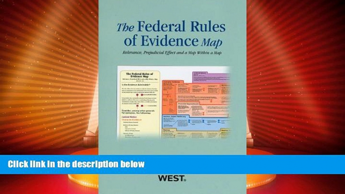 Big Deals  The Federal Rules of Evidence Map With Folder  Best Seller Books Most Wanted