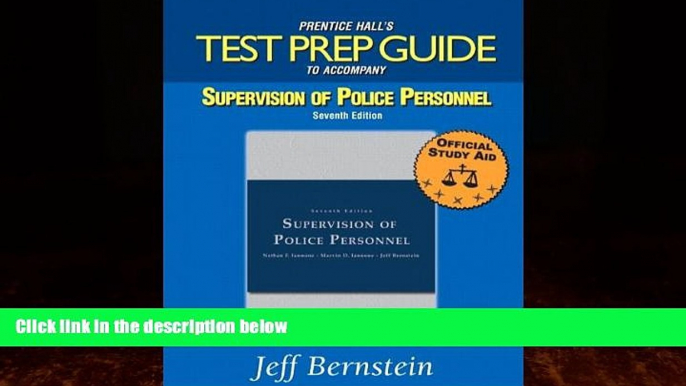 Books to Read  Test Prep Guide for Supervision of Police Personnel  Best Seller Books Best Seller