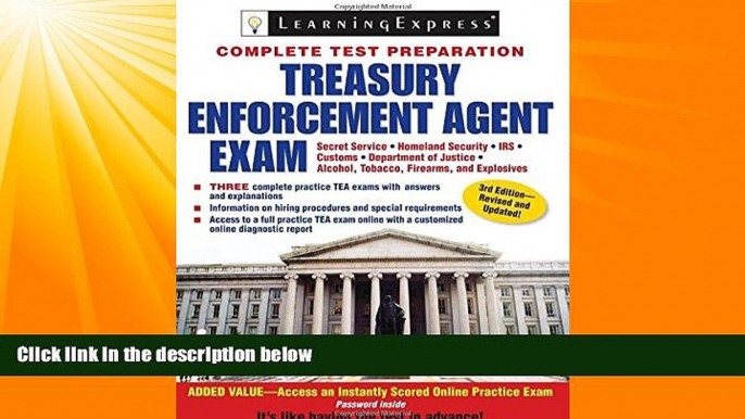 Big Deals  Treasury Enforcement Agent Exam  Full Ebooks Best Seller