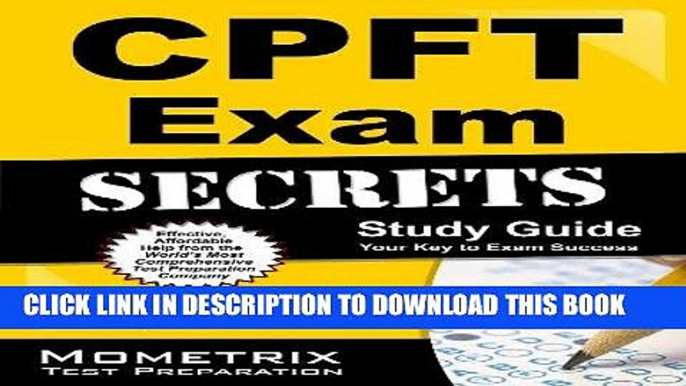 Read Now CPFT Exam Secrets Study Guide: CPFT Test Review for the Certified Pulmonary Function