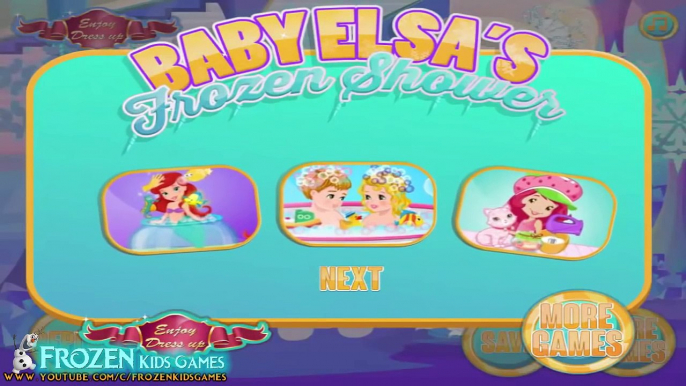 Disney Frozen Game - Frozen Princess Baby Elsas Frozen Shower Baby Videos Games Movie For Kids