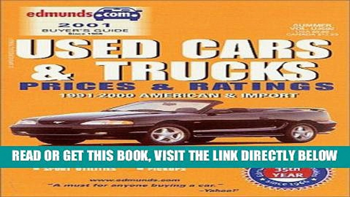 [FREE] EBOOK Edmund s Used Cars and Trucks Prices and Ratings: Winter 2001 : 1991-2000 American