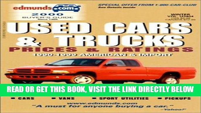 [READ] EBOOK Edmund s Used Cars   Trucks 2001: Prices   Ratings Summer (Edmundscom Used Cars and