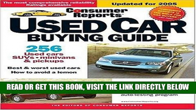 [READ] EBOOK Used Car Buying Guide 2005 (Consumer Reports Used Car Buying Guide) BEST COLLECTION