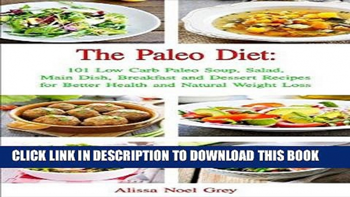 Best Seller The Paleo Diet: 101 Low Carb Paleo Soup, Salad, Main Dish, Breakfast and Dessert