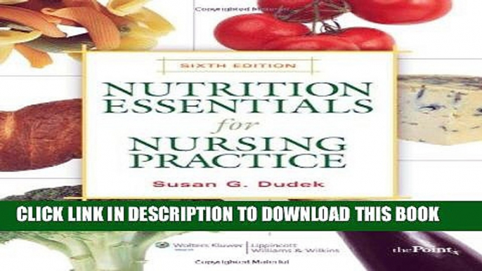 [FREE] EBOOK Nutrition Essentials for Nursing Practice ONLINE COLLECTION