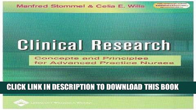 [READ] EBOOK Clinical Research: Concepts and Principles for Advanced Practice Nurses BEST COLLECTION