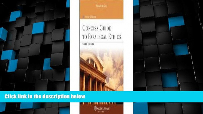 Big Deals  Concise Guide To Paralegal Ethics 3th (third) edition  Full Read Most Wanted