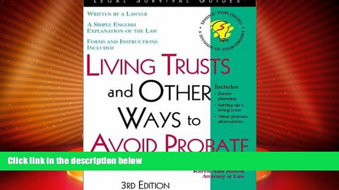 Big Deals  Living Trusts and Other Ways to Avoid Probate (Living Trusts   Other Ways to Avoid