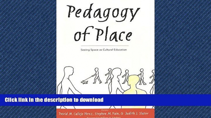 GET PDF  Pedagogy of Place: Seeing Space as Cultural Education (Counterpoints) FULL ONLINE