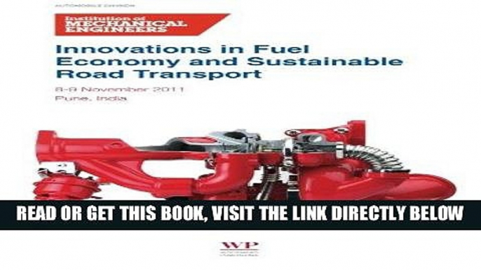 [READ] EBOOK Innovations in Fuel Economy and Sustainable Road Transport BEST COLLECTION