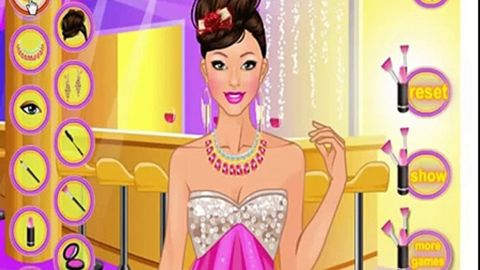 Game online, trò chơi cho bé, trò chơi trang điểm, Barbie prom make up