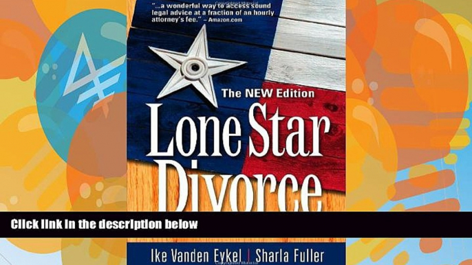 Big Deals  Lone Star Divorce: The NEW Edition  Best Seller Books Best Seller