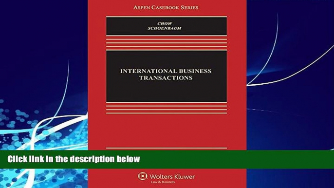 Books to Read  International Business Transactions (Aspen Casebook)  Best Seller Books Most Wanted