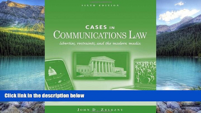 Big Deals  Cases in Communications Law (General Mass Communication)  Full Ebooks Best Seller