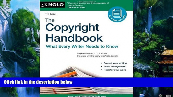 Big Deals  The Copyright Handbook: What Every Writer Needs to Know  Best Seller Books Most Wanted