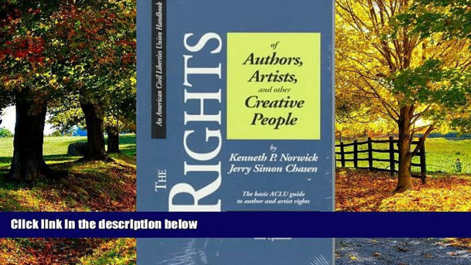 Books to Read  The Rights of Authors, Artists, and other Creative People, Second Edition: A Basic