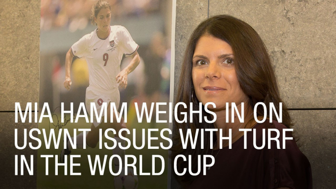 Mia Hamm Weighs In on USWNT Issues with Turf in the World Cup