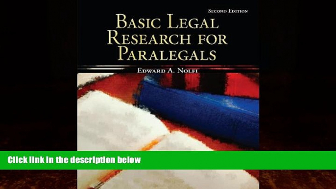 Big Deals  Basic Legal Research for Paralegals (McGraw-Hill Paralegal Titles)  Full Ebooks Most