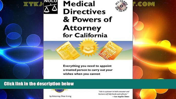 Big Deals  Medical Directives   Powers of Attorney in California (Medical Directives   Powers of