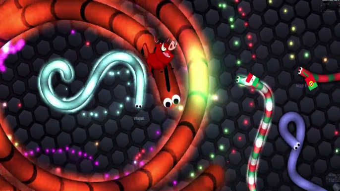 Slither.io Unstoppable Giant Snake Slitherio Epic Gameplay!