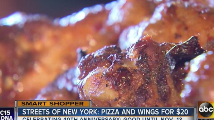 Streets of New York celebrating 40 years with deal on pizza, wings