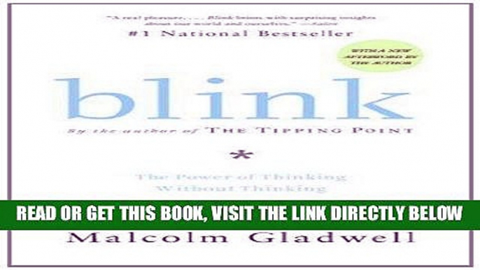 Best Seller Blink: The Power of Thinking Without Thinking Free Read