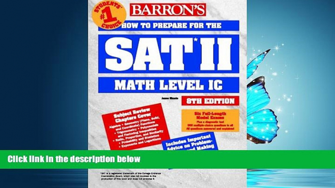 Popular Book How to Prepare for the SAT II: Mathematics Level IC (Barron s SAT Subject Test Math