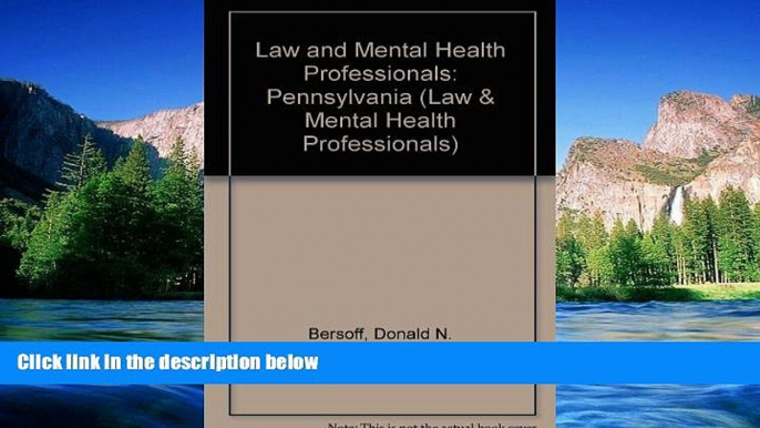 READ FULL  Law and Mental Health Professionals: Pennsylvania (Law   Mental Health Professionals