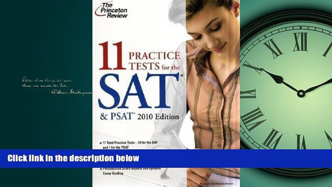 Enjoyed Read 11 Practice Tests for the SAT   PSAT, 2010 Edition (College Test Preparation)