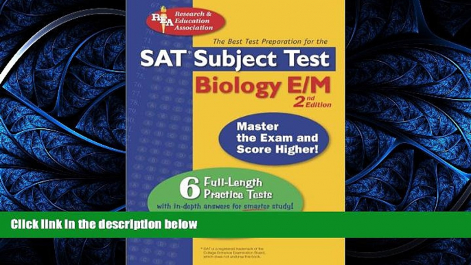 Fresh eBook SAT Subject Testâ„¢: Biology E/M w/CD (SAT PSAT ACT (College Admission) Prep)