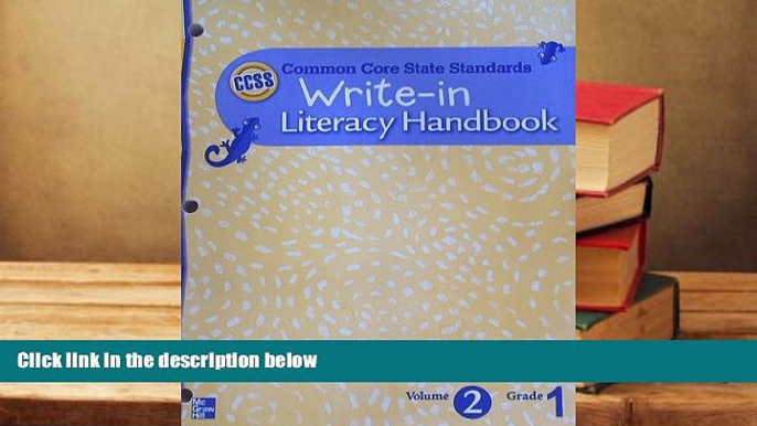 PDF  Write-in Literacy Handbook, Common Core State Standards CCSS, Vol 2 Grade 1 For Ipad