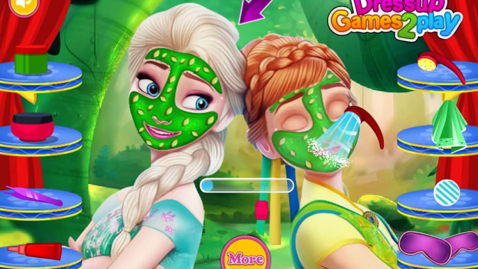 Frozen Sisters Facial: Disney princess Frozen - Best Baby Games For Girls