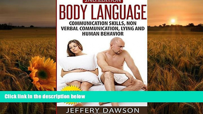 FREE [DOWNLOAD] Body Language: Communication Skills, Nonverbal Communication, Lying   Human