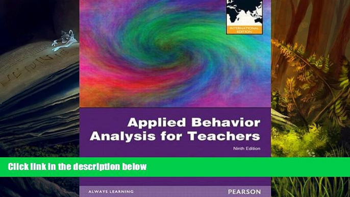 Free PDF Applied Behavior Analysis for Teachers Pre Order