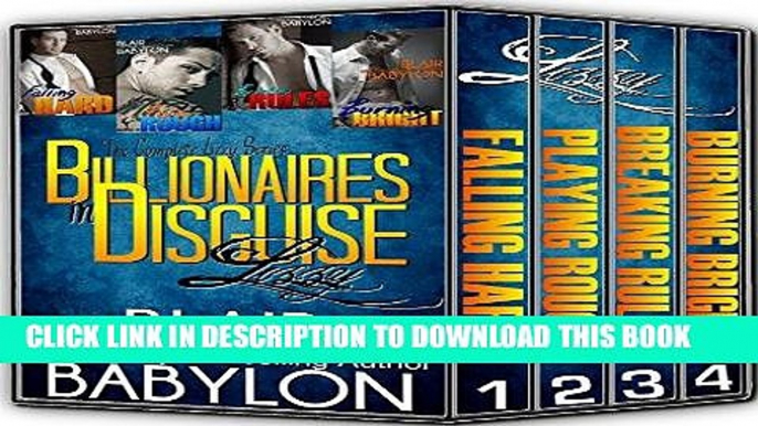 Read Now Billionaires in Disguise: Lizzy (The Complete Lizzy Series): All Four Original Novels: