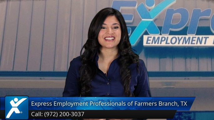 Express Employment Professionals of Farmers Branch, TX |Amazing 5 Star Review by Rennie L.