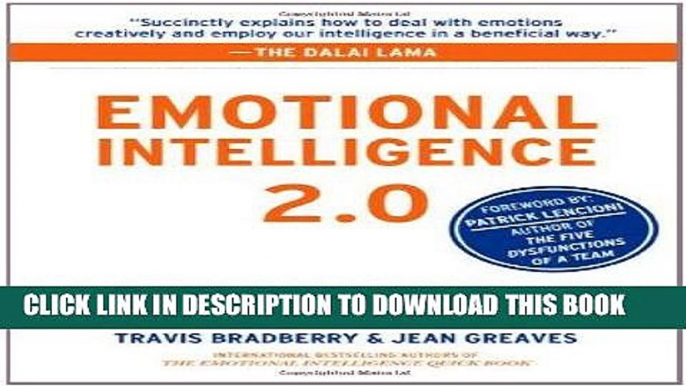 Best Seller Emotional Intelligence 2.0 Free Read