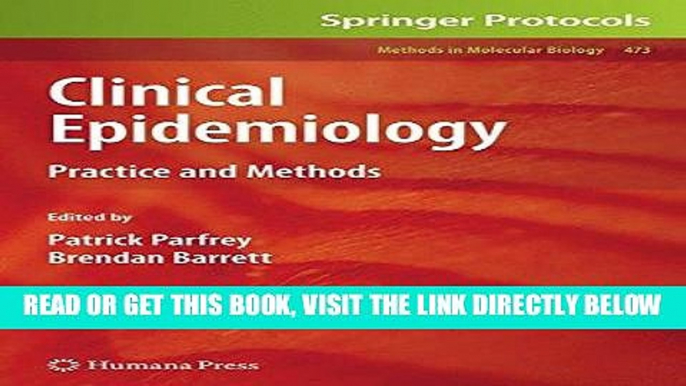 [READ] EBOOK Clinical Epidemiology: Practice and Methods (Methods in Molecular Biology) BEST