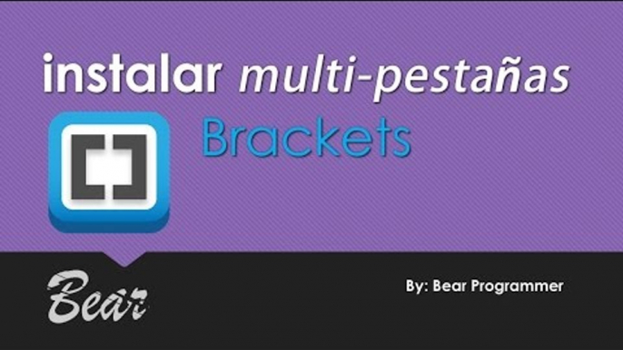 plugins para brackets// multipestaña//plugins for brackets// multi tab