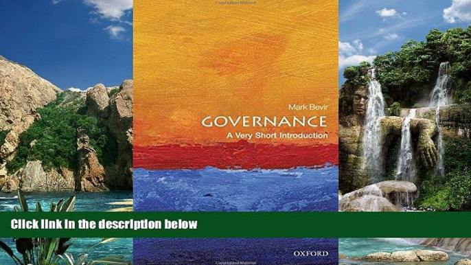 Books to Read  Governance: A Very Short Introduction (Very Short Introductions)  Best Seller Books